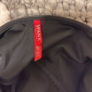 Spanx ‘leather’ leggings with control top